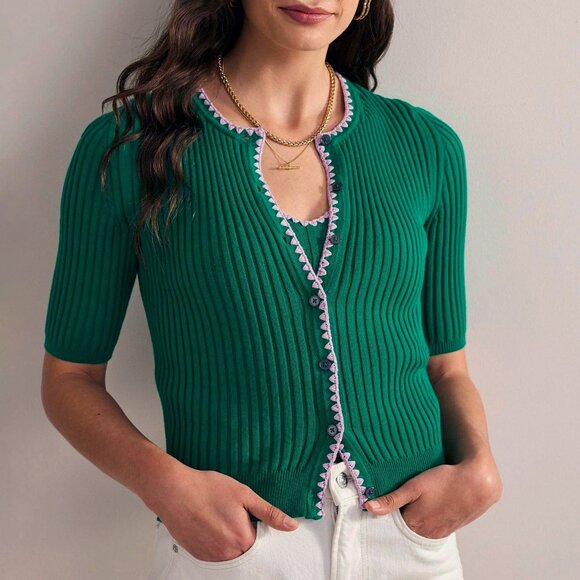 Cardigan Boden Eldon Cotton Jumper Boden Sweaters New Boden